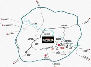 Vedshree Felix Imperial location map, Golf City